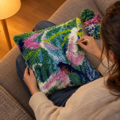 situation — Smyrna Kussenpakket voor Beginners – Knoop je eigen kussen, met gratis kussenvulling