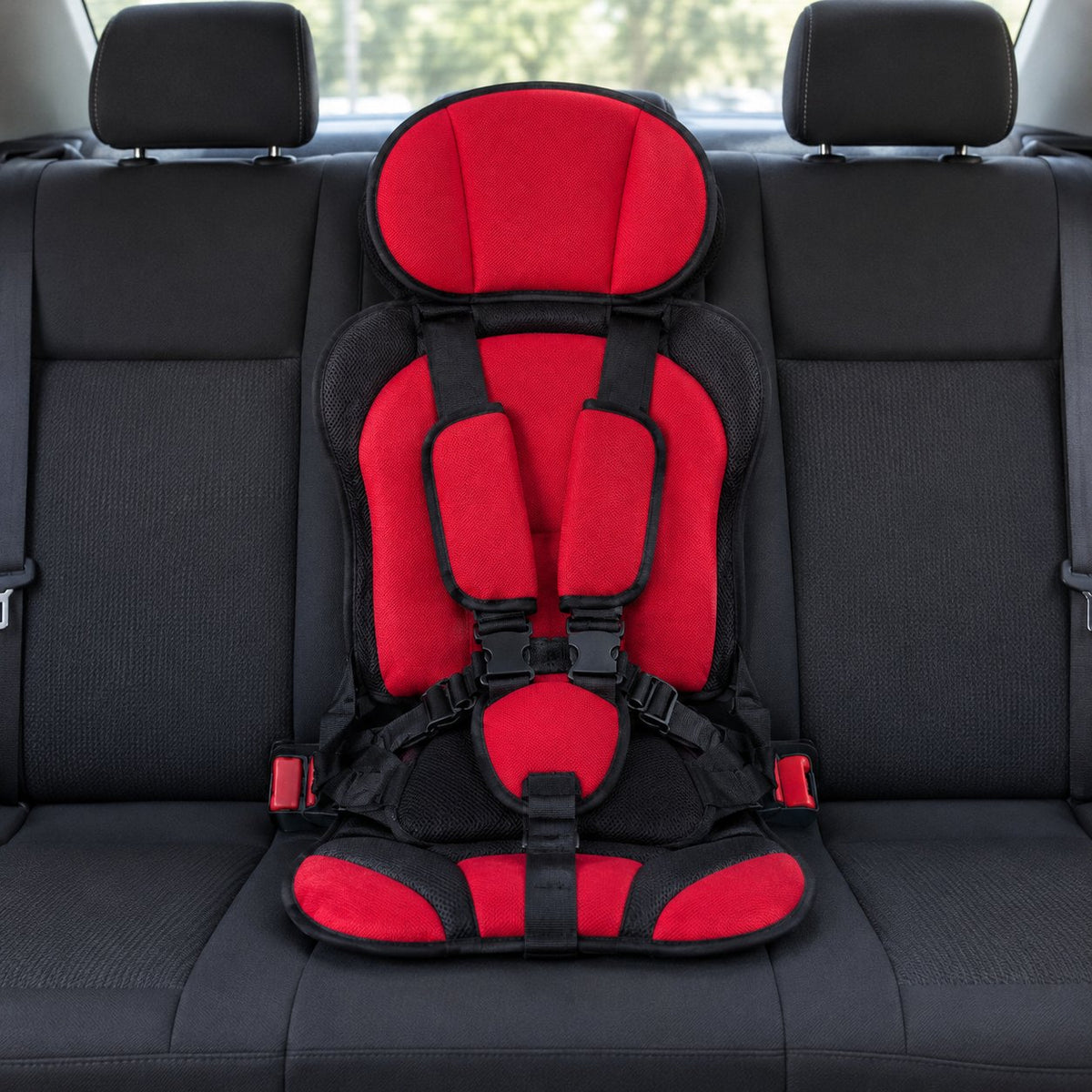 situation — Draagbaar Autostoeltje – Opvouwbaar Kinderzitje met 5-Punts Harnas, Zonder ISOFIX