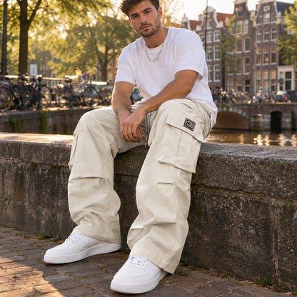 situation — Heren Cargobroek Relaxed Fit met Veel Zakken | 1+1 GRATIS