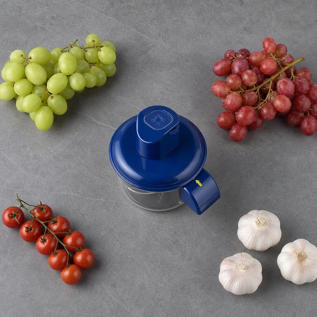 situation — PeelPro™ – Elektrische Knoflook- & Druivenpeller, Draadloos & Oplaadbaar