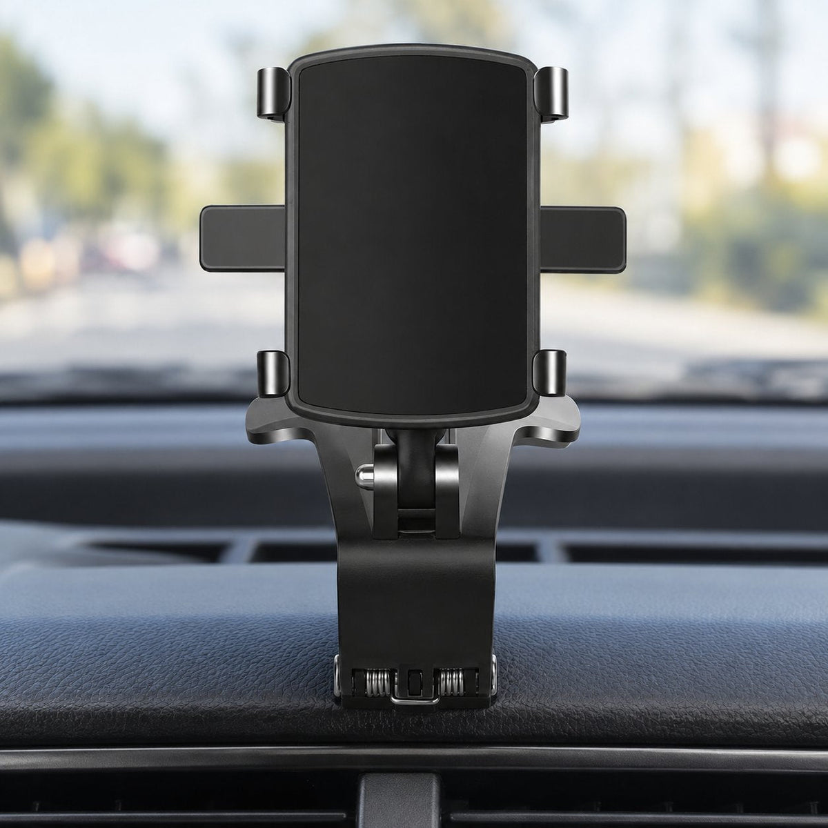 situation — Telefoonhouder 360° met Klem – Dashboard, Zonneklep & Spiegel