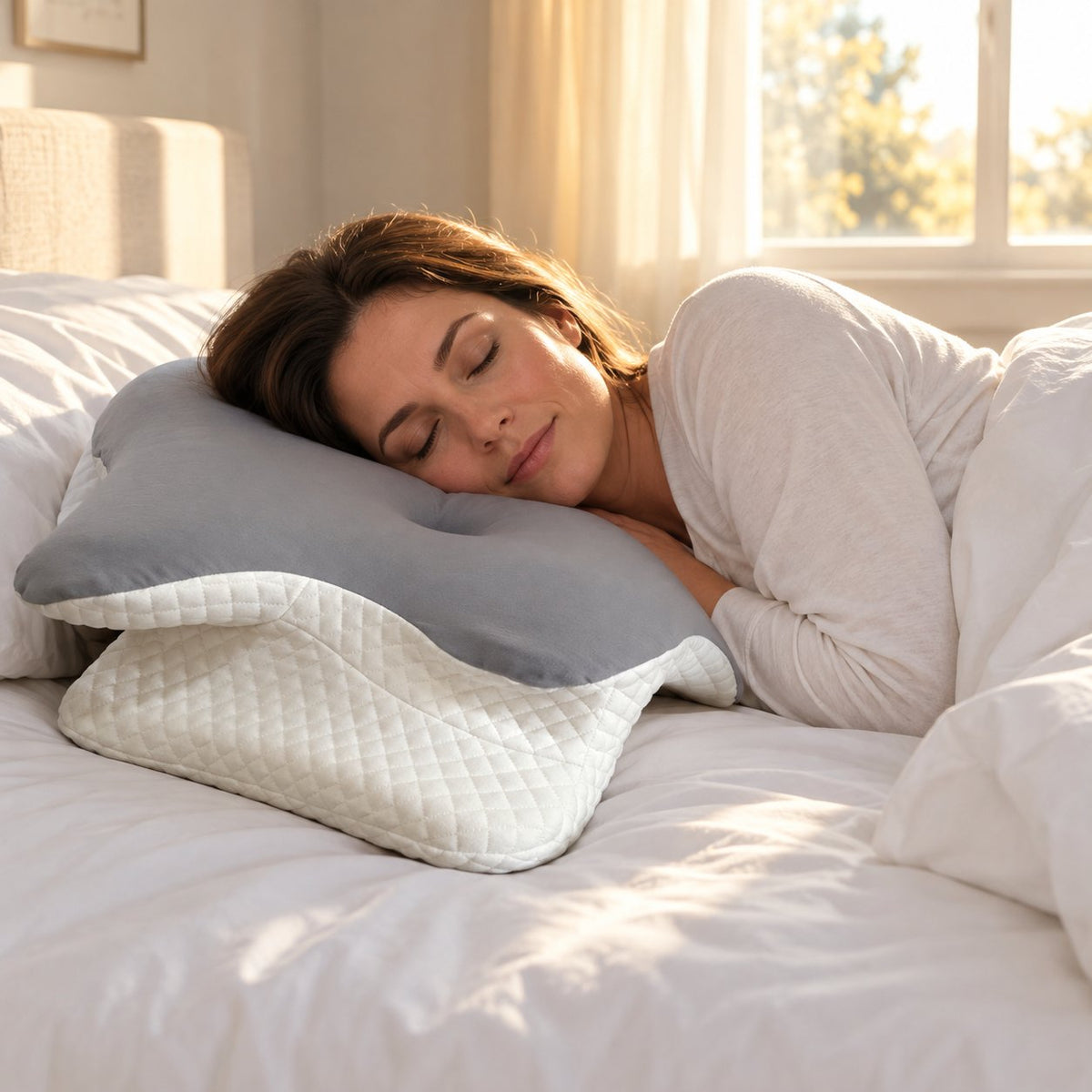 situation — Ergonomisch Vlinder-Nekkussen van Traagschuim