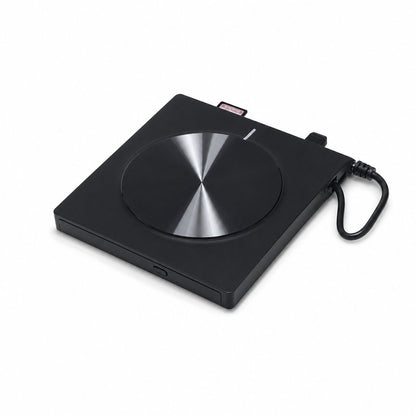 packshot — 8-in-1 Externe CD/DVD-speler met USB-hub en kaartlezer