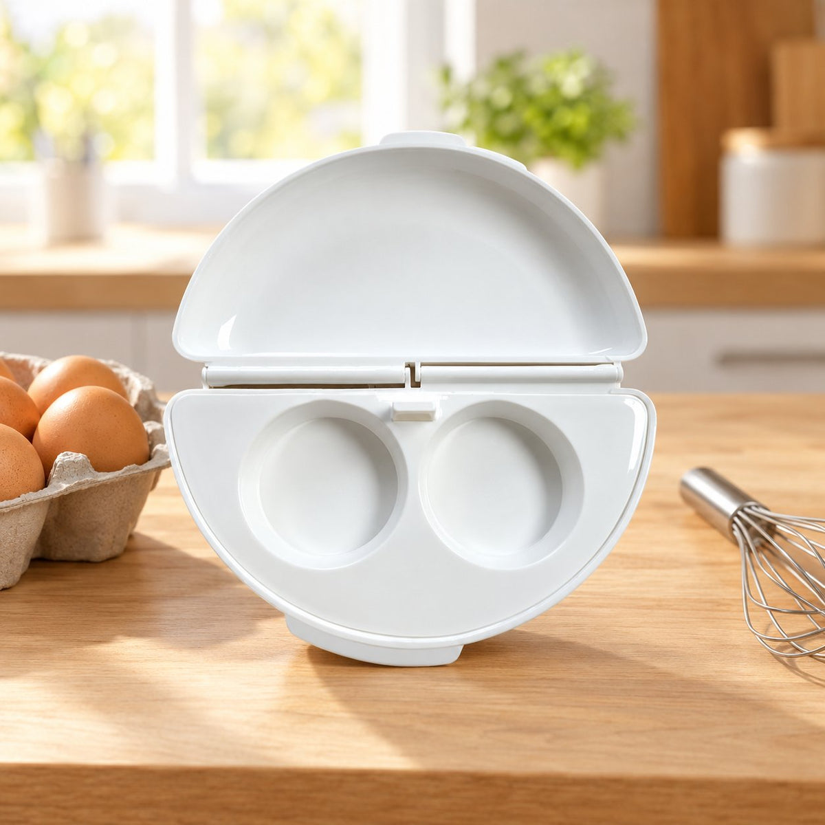 situation — OmeloDuo™ – 2-in-1 Magnetron Eierkoker voor Omelet & Eitjes