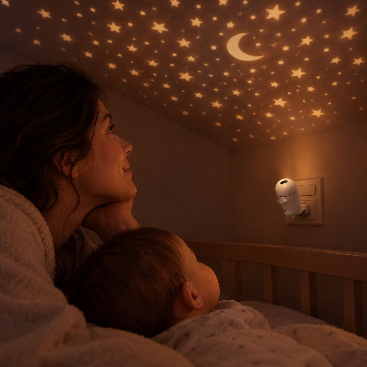 situation — Mini USB Sterrenhemelprojector – Toveer elk plafond om in een sterrenhemel