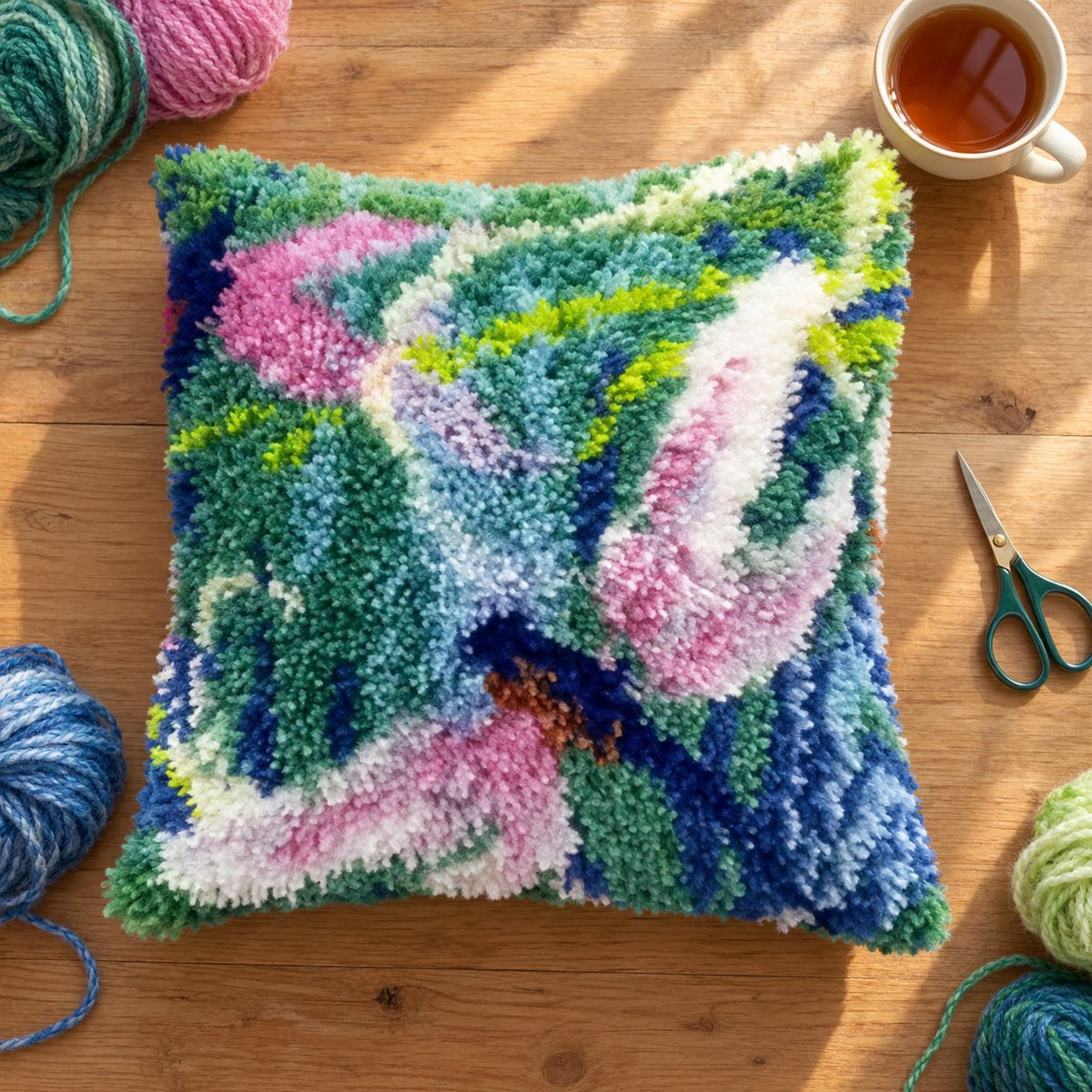 situation — Smyrna Kussenpakket voor Beginners – Knoop je eigen kussen, met gratis kussenvulling