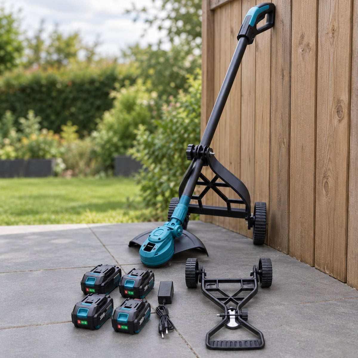 situation — Accu Grastrimmer – 90° kantelbare kop & 8 messen