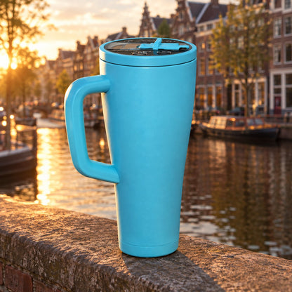 situation — RVS shakerbeker met handvat 1,2 l – dubbelwandig, lekvrij en klontjesvrij