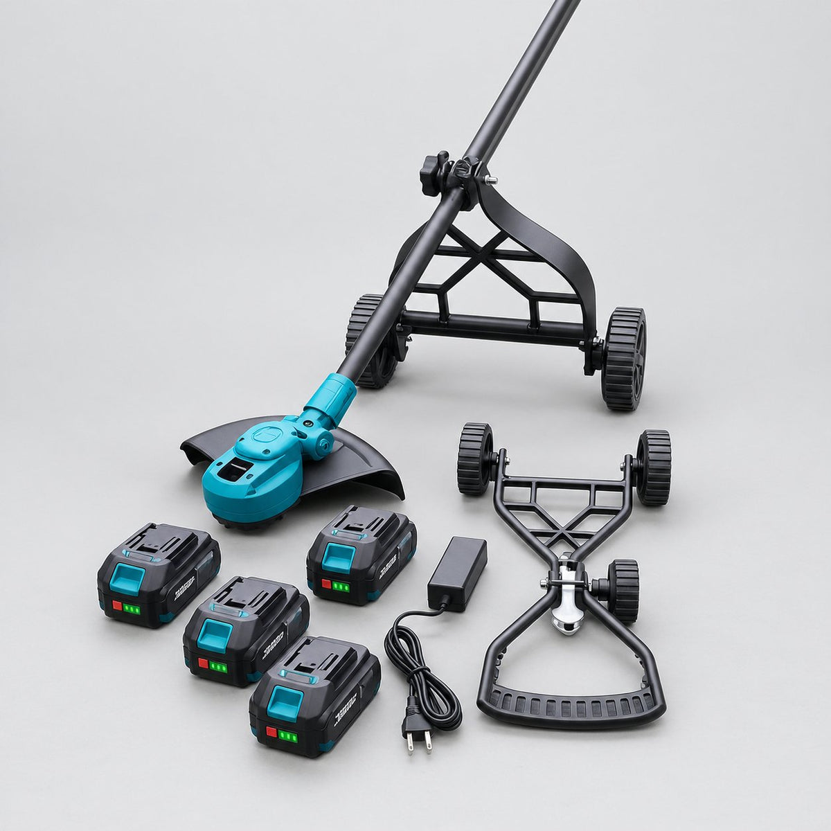 packshot — Accu Grastrimmer – 90° kantelbare kop & 8 messen