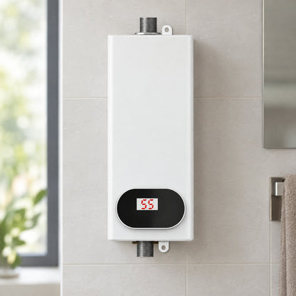 situation — FlitsWarm™ Mini Doorstroomboiler 3500 W – Direct Warm Water met LED-display
