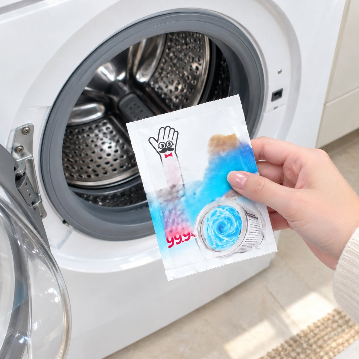 situation — Wasmachinereiniger zakjes — 1+1 GRATIS