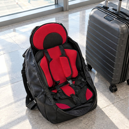 situation — Draagbaar Autostoeltje – Opvouwbaar Kinderzitje met 5-Punts Harnas, Zonder ISOFIX