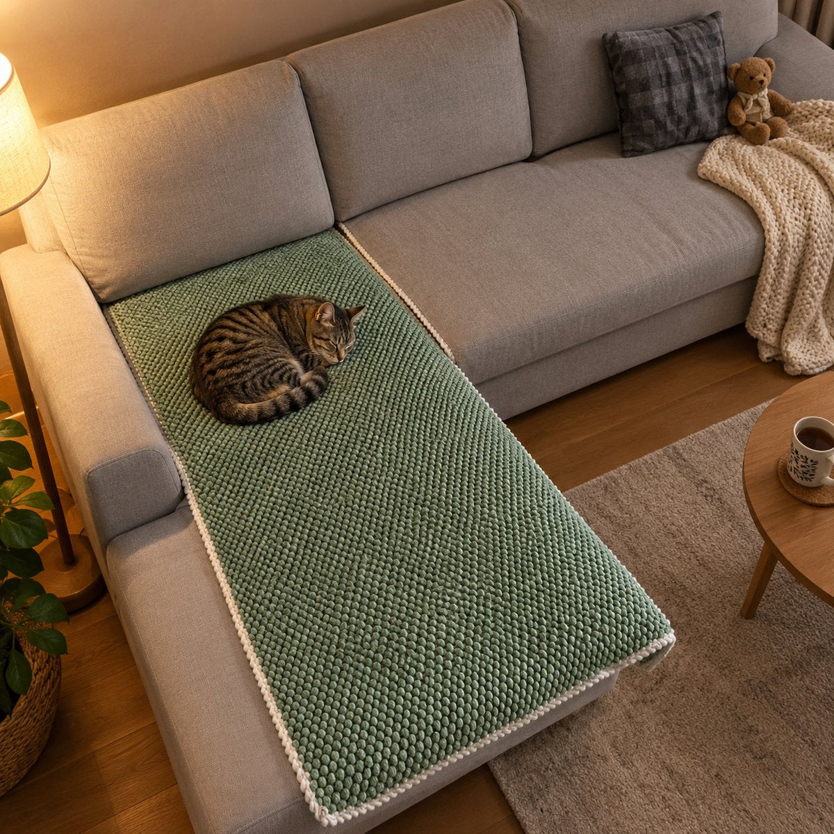 situation — Antislip Pluche Bankhoes – Dik, Wasbaar & Huisdiervriendelijk