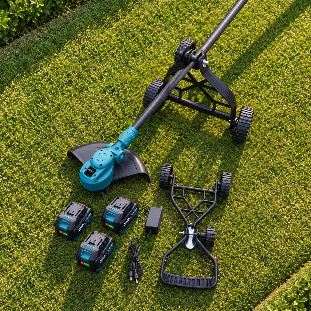 situation — Accu Grastrimmer – 90° kantelbare kop & 8 messen
