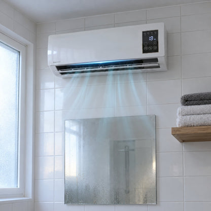 situation — Elektrische Wandkachel met Ventilator – 1800 W, met Afstandsbediening