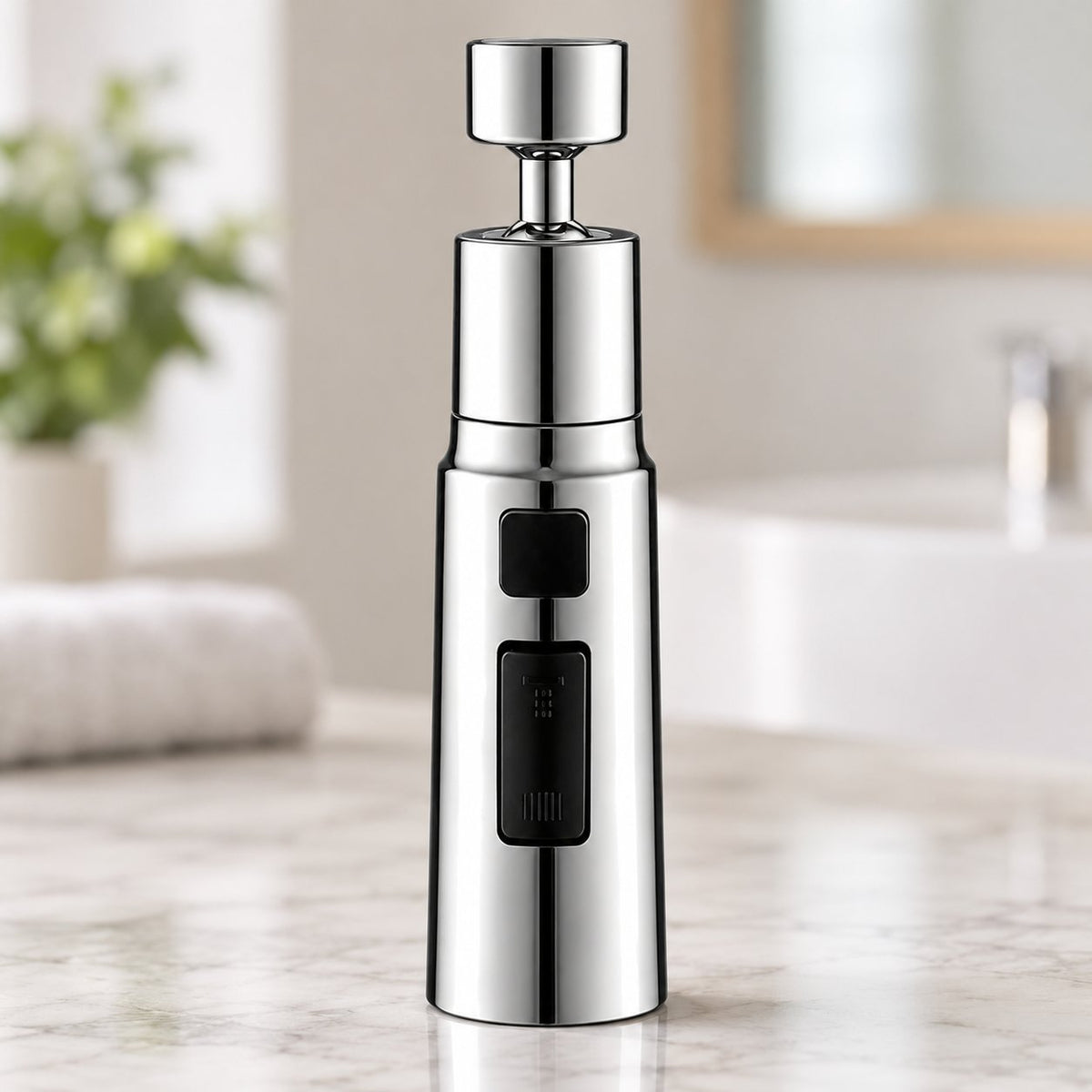 situation — SpoelPro™ 720° Draaibare Kraanverlenger – 3 Standen met Krachtige Messtraal