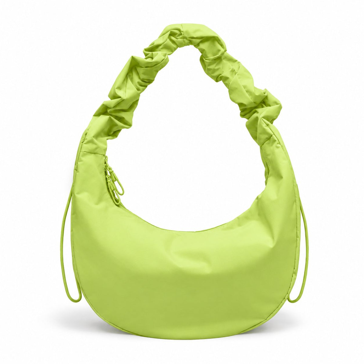 couleur Zeecitroen — Halvemaan Tas met Ruche-schouderband – 11 liter, vederlicht en waterafstotend